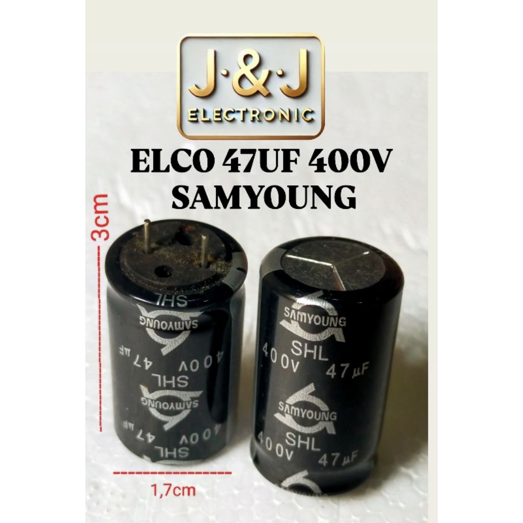 ELCO 47UF 400V SAMYOUNG
