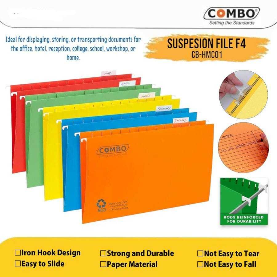 

Suspension File F4 / Hanging Map Folio / Map Gantung F4 / Hanging File Holder Paper / Hang Folders A4