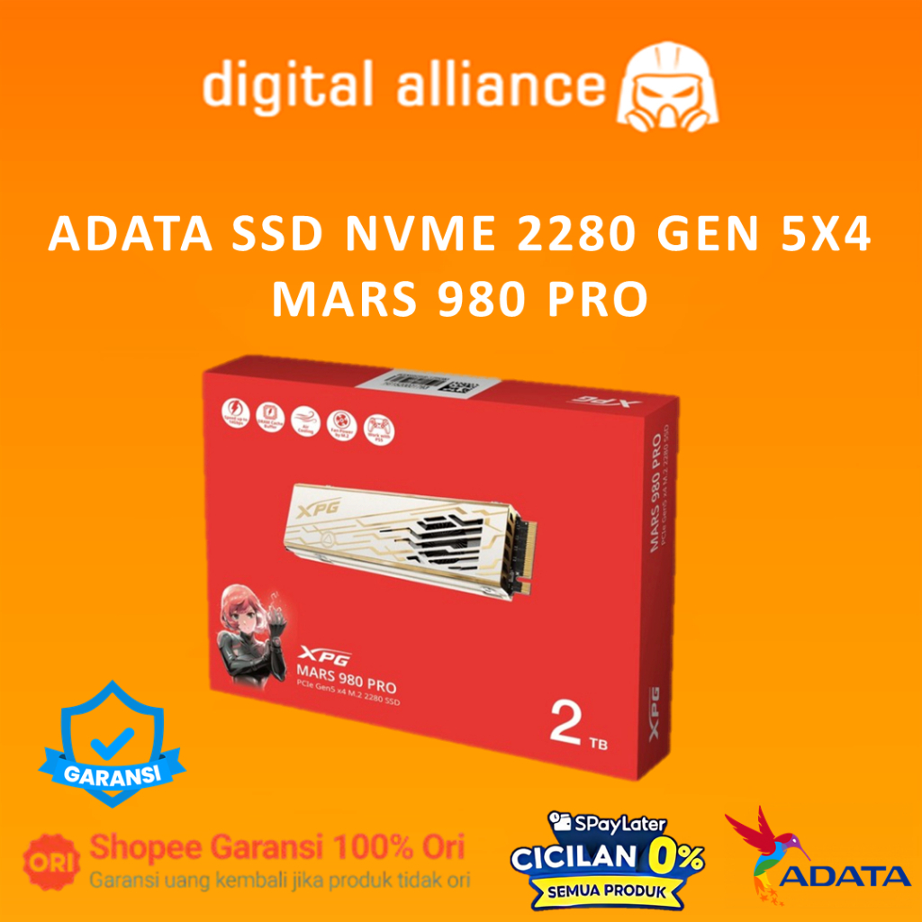 ADATA SSD NVME 2280 GEN5X4 2TB - MARS 980 PRO