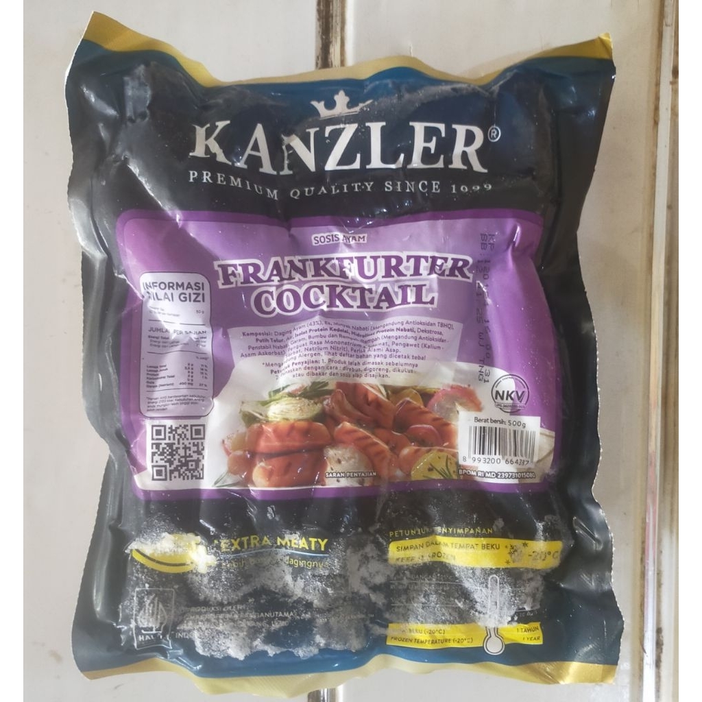 

Kanzler Frankfurter Cocktail 500Gr