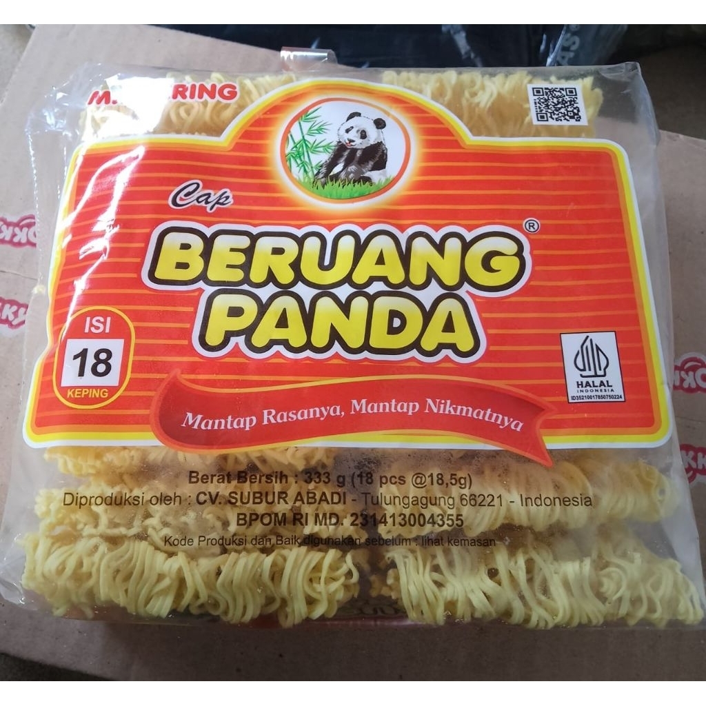 

mie kering /mie telanjang 1bungkus isi 18 keping