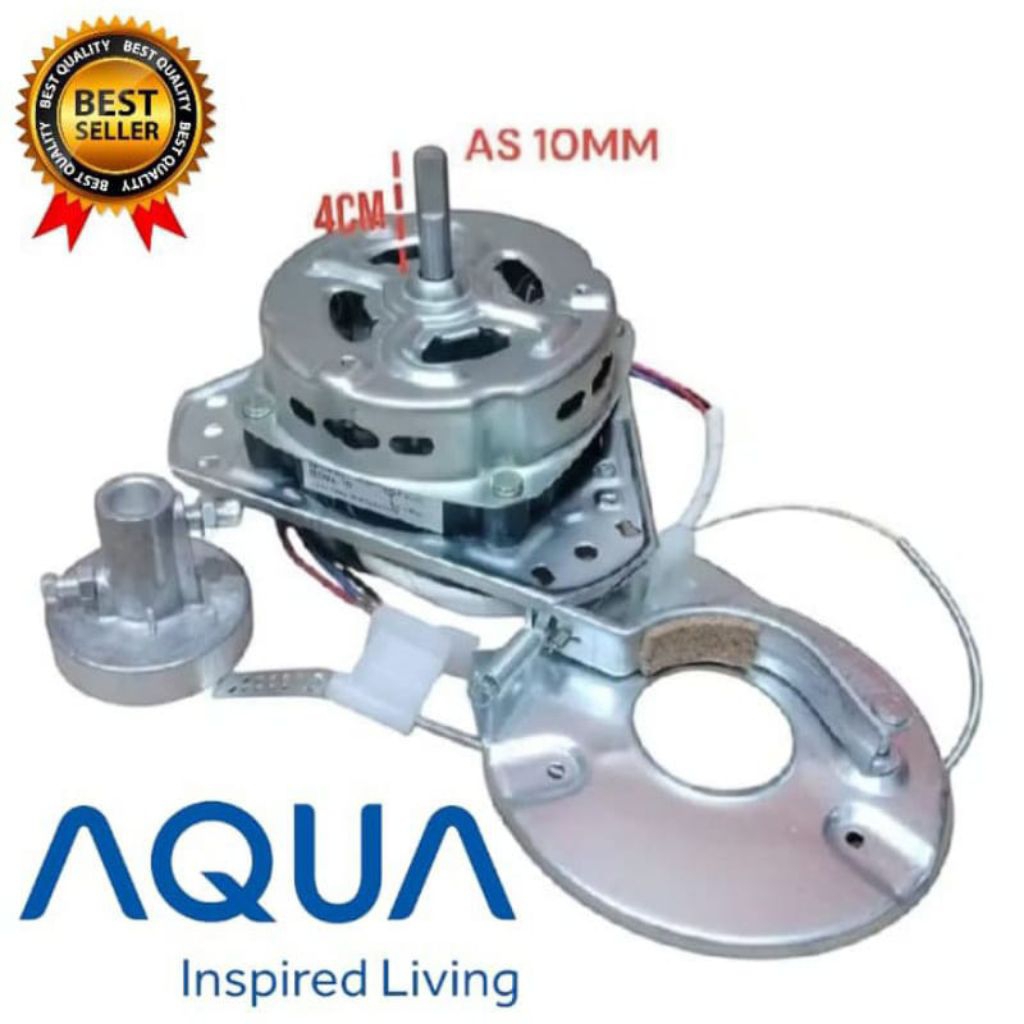 1 set dinamo spin/pengering mesin cuci 2 tabung merk aqua/sanyo