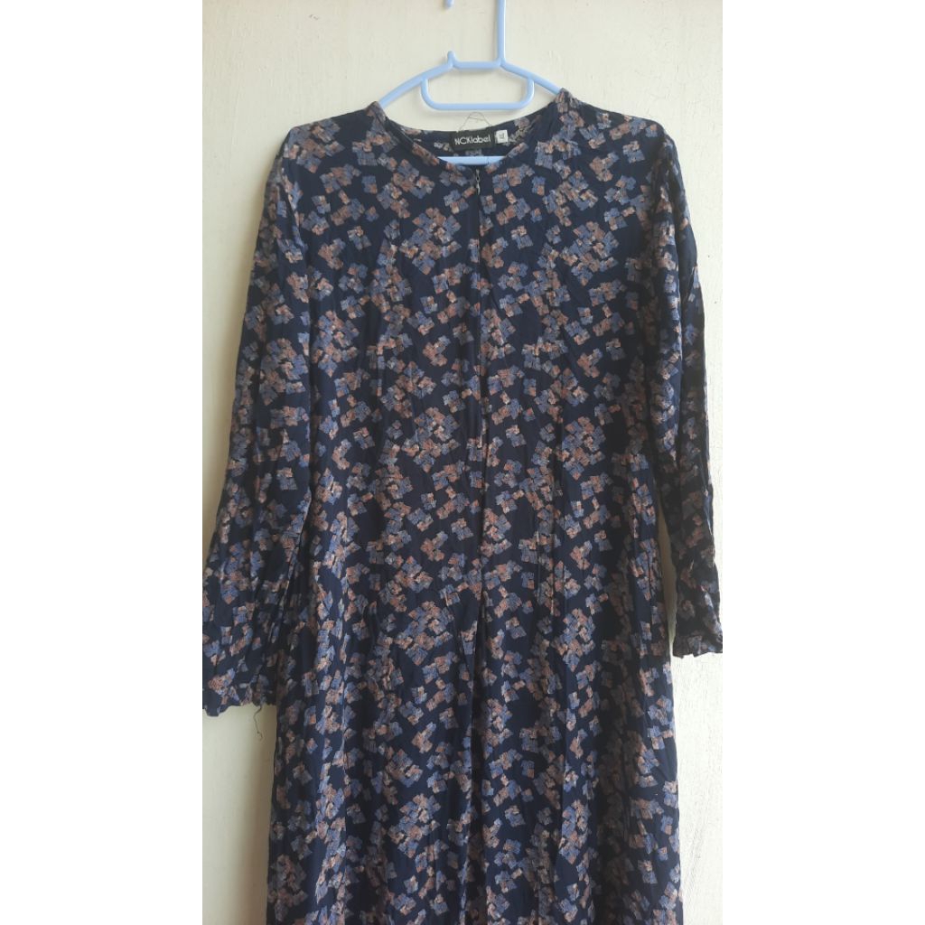 gamis biru dongker by NCK label