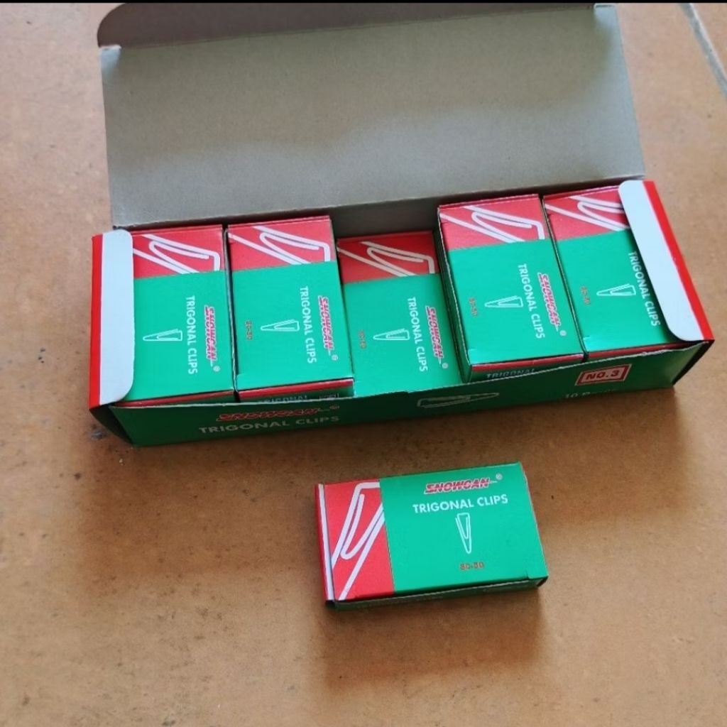 

1 Boks Kecil Trigonal Clip No 3