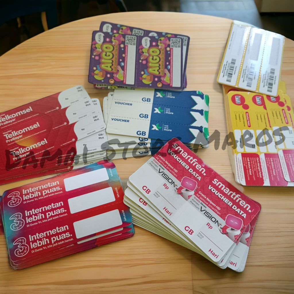 Voucher Kosong All Operator BISA COD