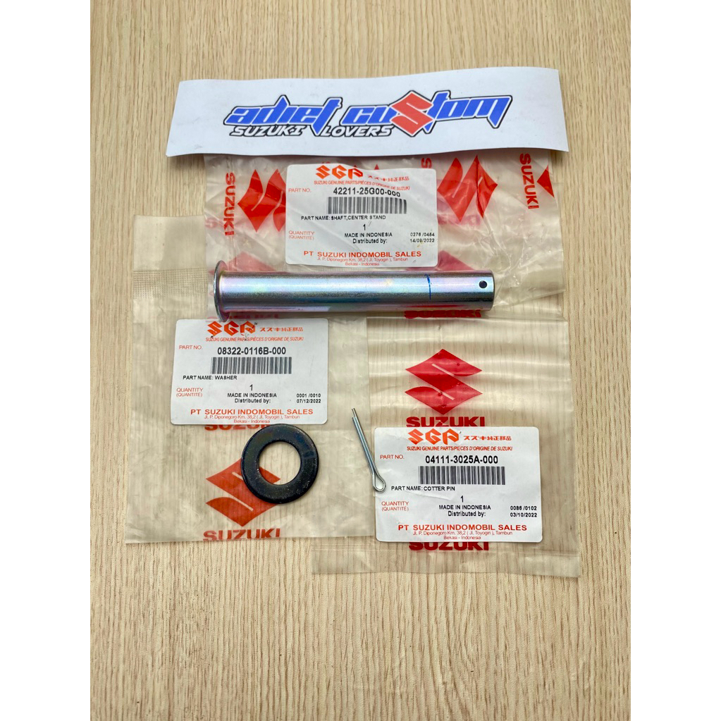 Set As Standar 2 + Ring + Pin Satria Fu Karbu, New Smash Original SGP 04111-3025A / 08322-0116B / 04