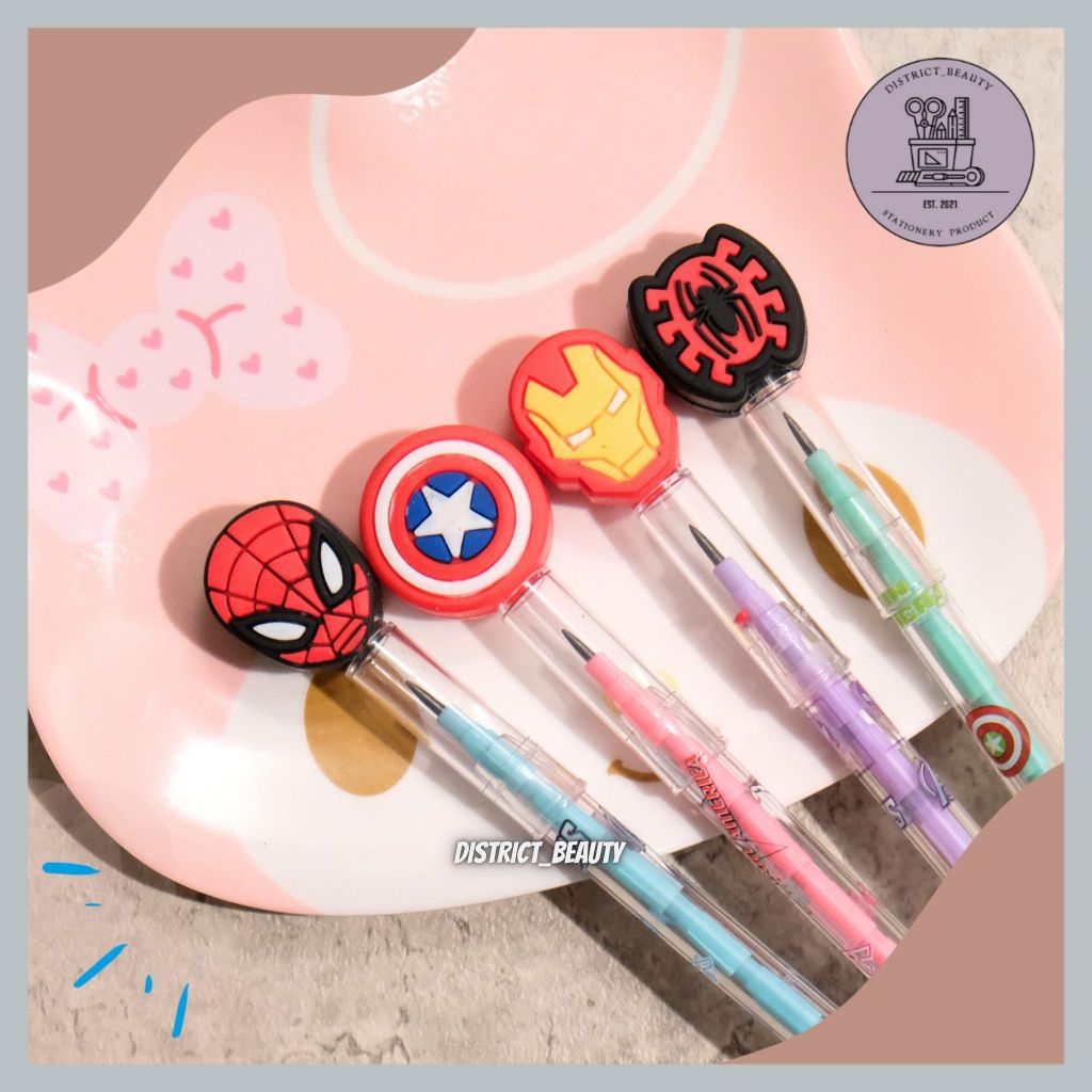 

PENSIL SUSUN LOGO AVENGERS PENSIL BENSIA PELURU PENSIL 2B ANAK LAKI LAKI COWOK MOTIF AVENGERS LOGO LUCU TERMURAH