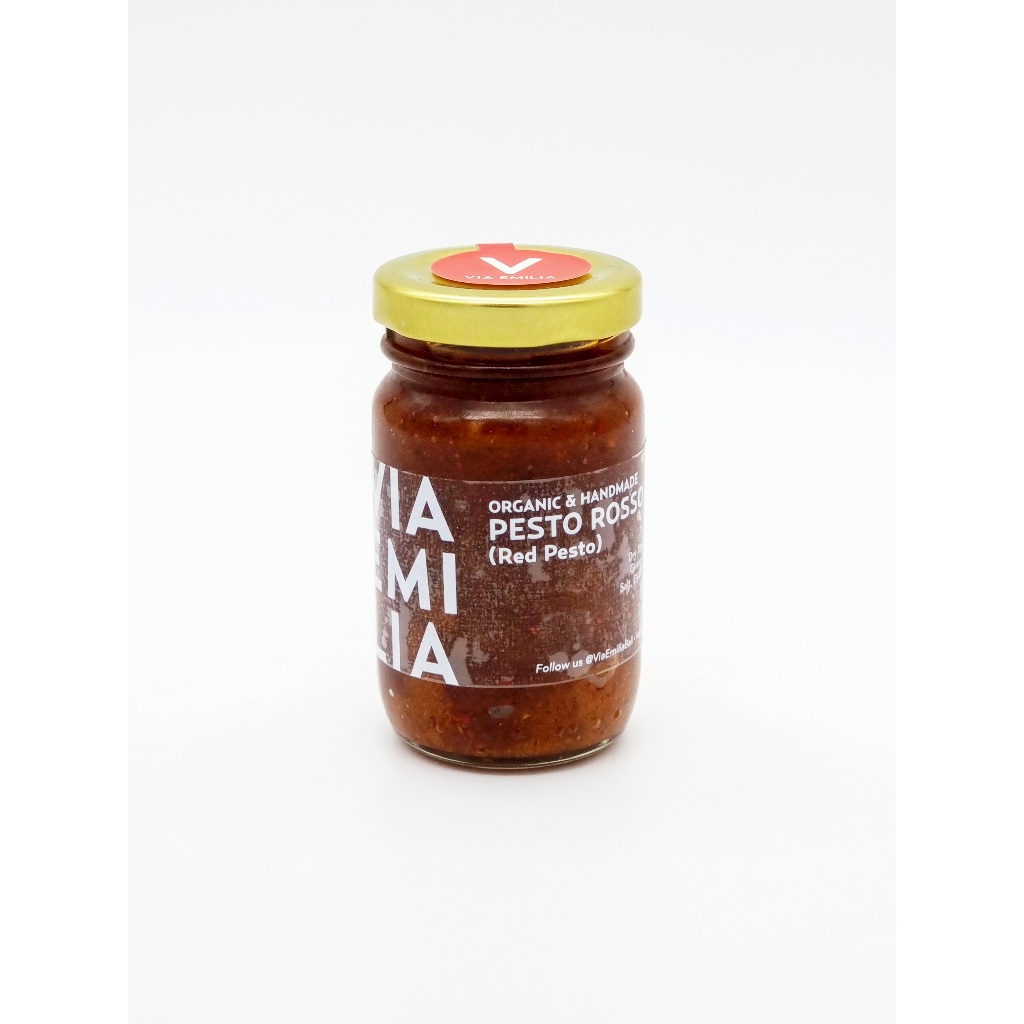 

Via Emilia Red Pesto (Pesto Rosso) Sauce Jar 120gr/Refiller 240gr