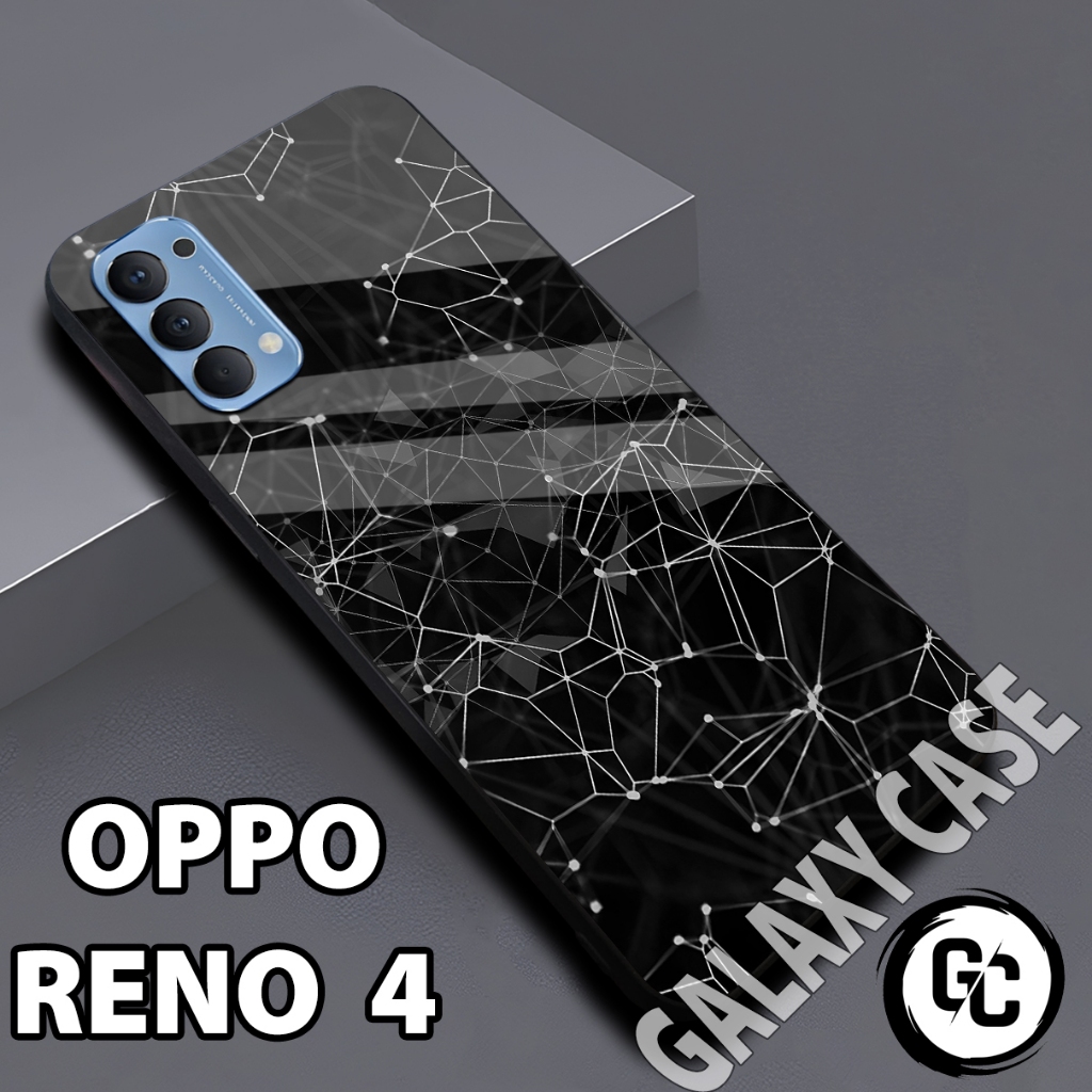 Softcase glossy OPPO RENO 4/Case OPPO RENO 4 Abstrak/case RENO 4 glitter/casing/case hp OPPO RENO 4