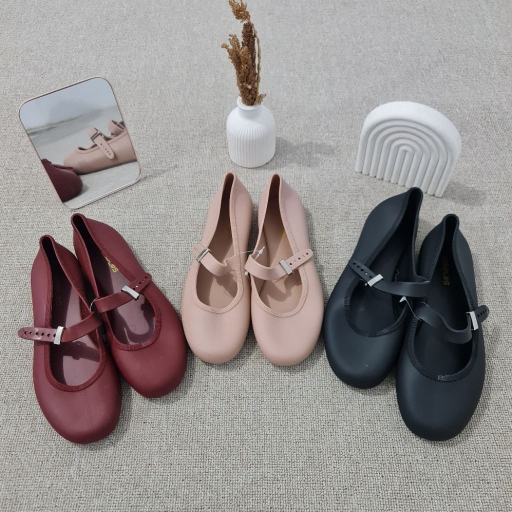 2U - Sepatu Balet Karet | Sepatu Balet Tali Jelly Wanita