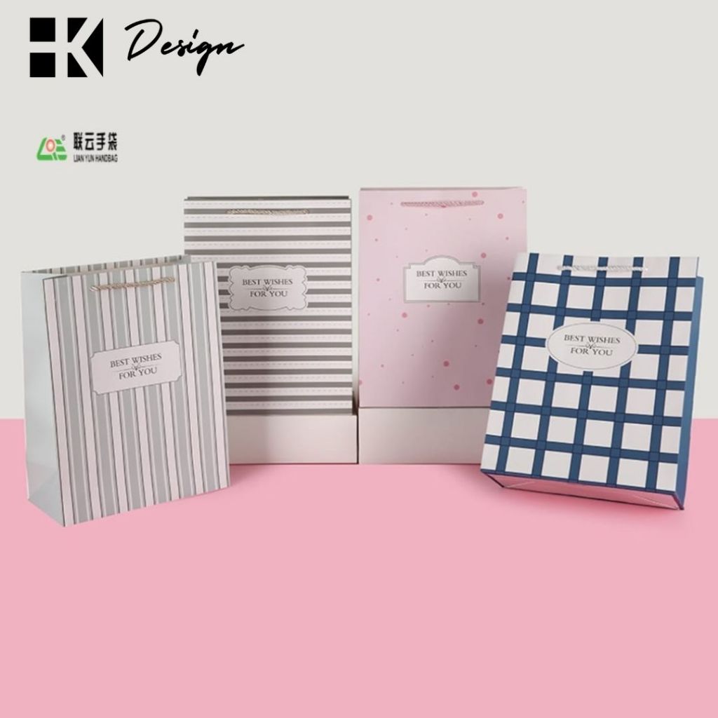 

[ PAPERBAG RANDOM SATUAN ]Paperbag kertas tutup pita motif Tas Kado motif Paperbag Motif Goodie Bag