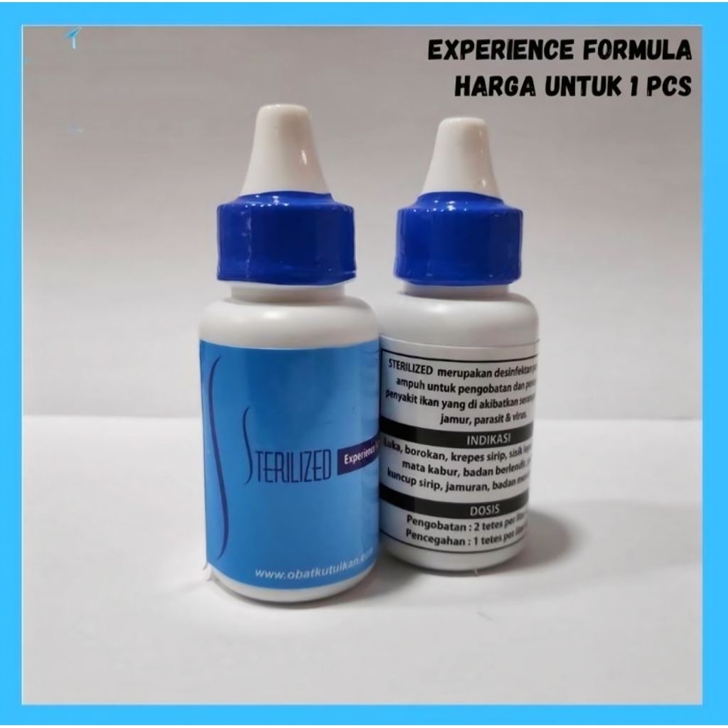 Sterilized Obat Ikan Formula Obat Ikan Hias Koi/Cupang 30ml.