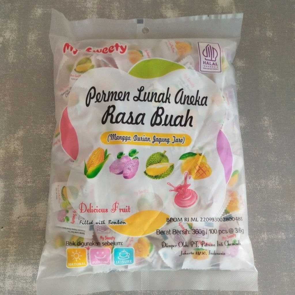 

My sweety permen lunak aneka rasa buah 360g