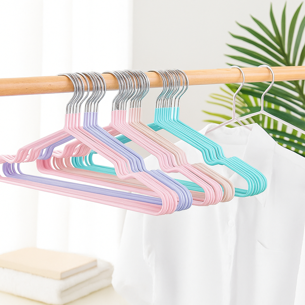 Gantungan Baju - Hanger Baju - Hanger Baju Besi Tebal dan Kuat - Hanger Anti Karat - Hanger Dewasa