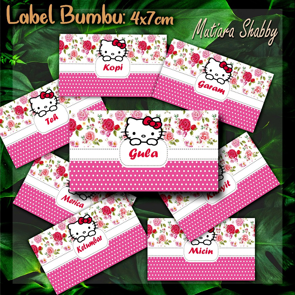 

Stiker Label Bumbu Stiker Bumbu Anti Air isi 25 pcs