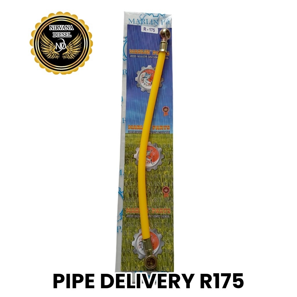 Fuel Pipe Delivery Cock Selang Solar R175 R180 merk MARLIN.