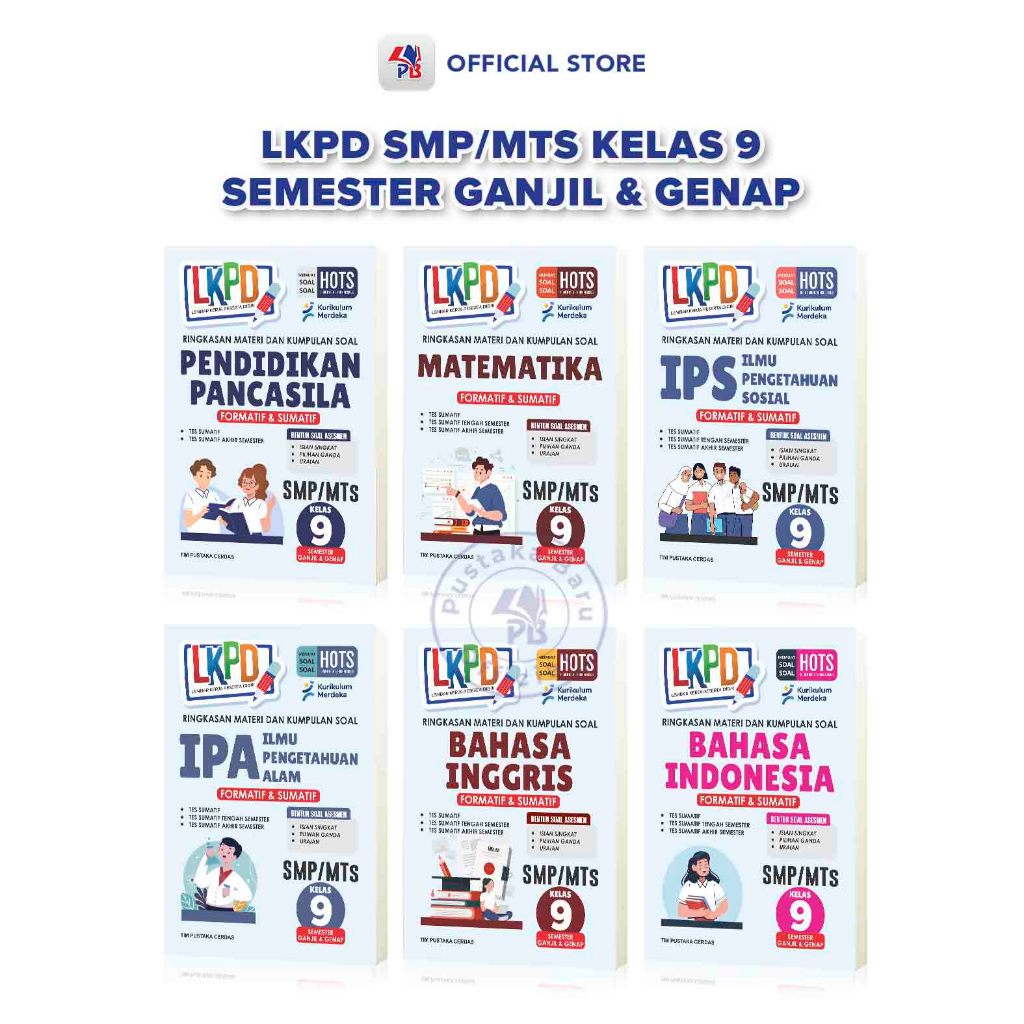 Buku LKS SMP / Buku Lembar Kerja Peserta Didik (LKPD ) SMP Kelas 9 / Ringkasan Materi dan Kumpulan S