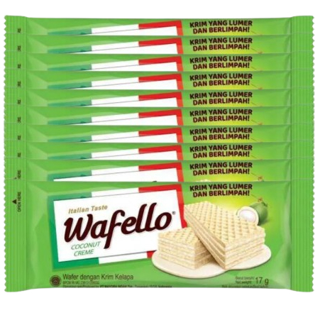 

WAFELLO COCONUT CREAME ITALIAN TASTE COSMO 10S 17 GR 8996001358375