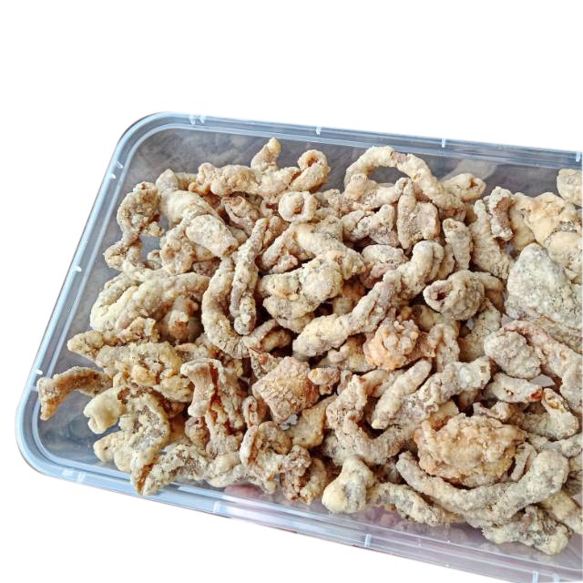 

Keripik Usus Ayam Crispy Box 150gr Morang Moreng - Kripsus Krispi, Snack Kriuk Renyah