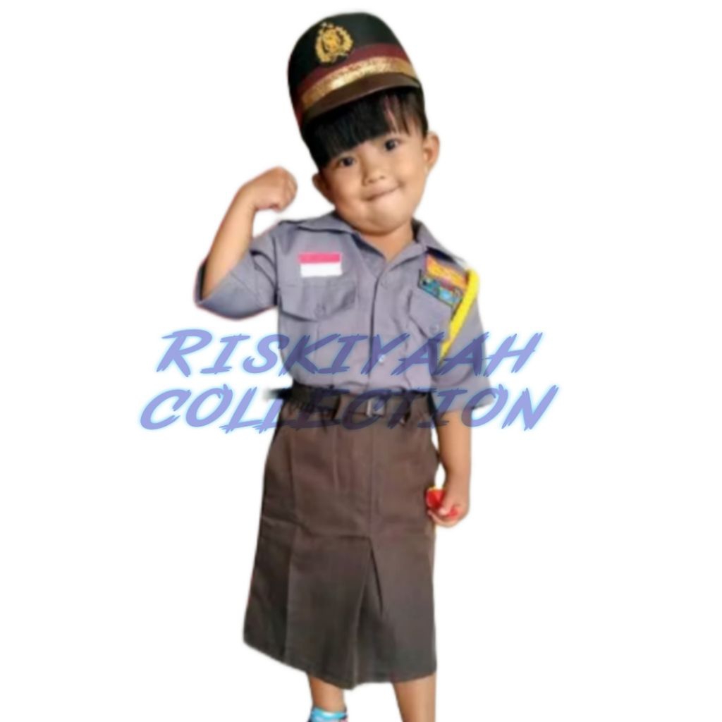Baju profesi anak polwan / Baju pahlawan anak/ Baju polwan anak anak