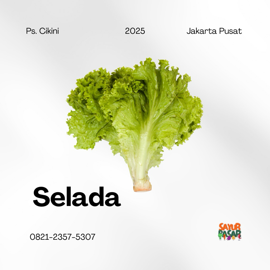 

Selada Segar – Sayur Lalapan & Salad Sehat 250 gr