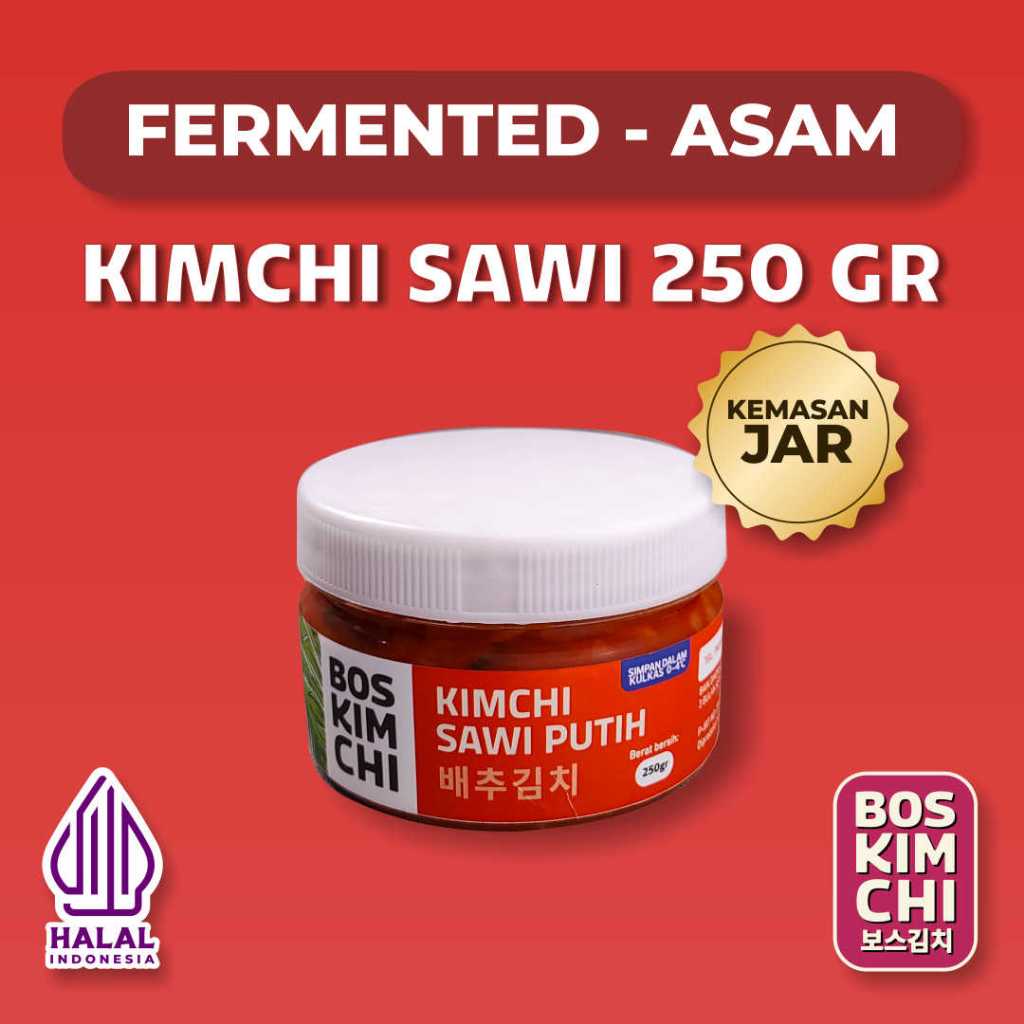 

Kimchi Sawi 250 gr Kemasan Toples Asam | Boskimchi | Baechu Kimchi Jar Fermented