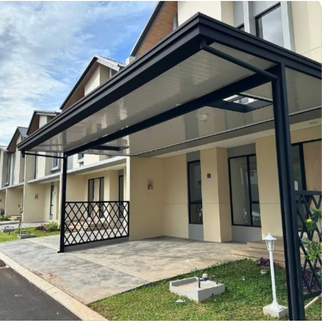 kanopi alderon besi galvanis