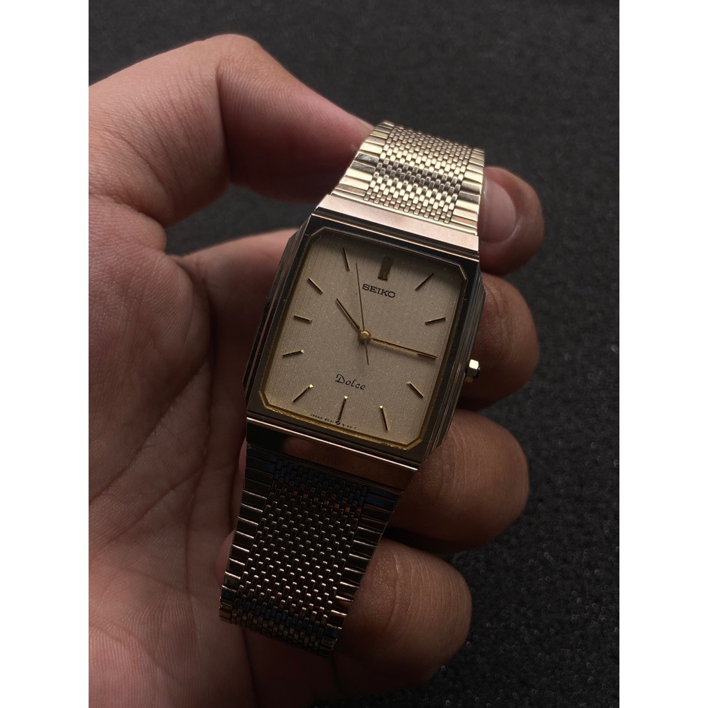 jam seiko dolce tungsten carbide very rare