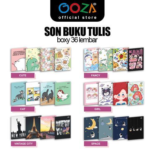 

SON BUKU TULIS BOXY 36L, 1 PACK ISI 10 PCS
