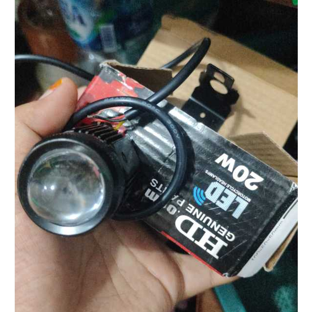 Headlamp Lampu Sorot Sepeda Motor Led Lampu Tembak Laser Led Foglamp Mini D2 Laser BESAR BERAT
