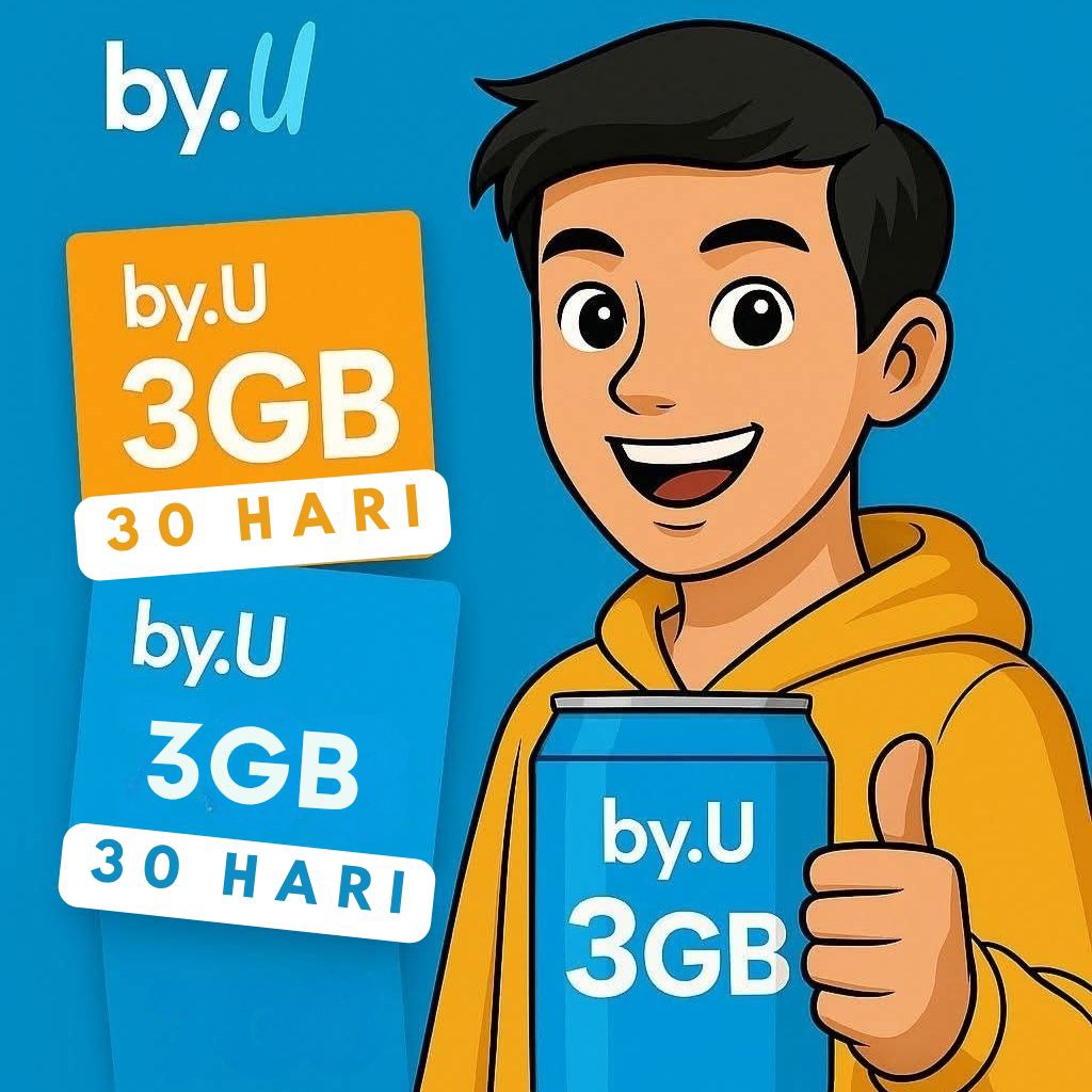 kartu byu telkomsel + FREE kuota internet 3GB + MASA AKTIF KARTU SELAMANYA + NASIONAL