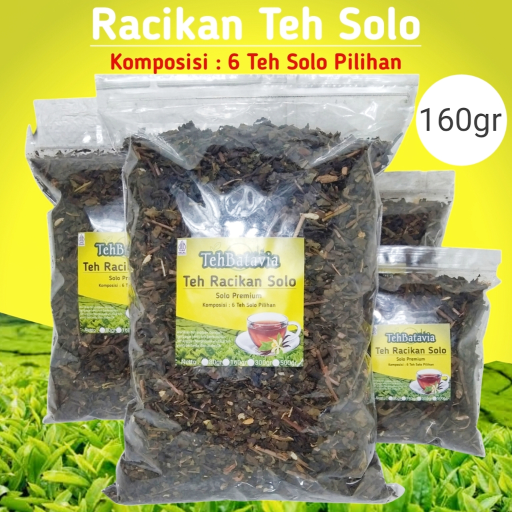 

TehBatavia Racikan Teh Solo Teh Racik ES Teh Jumbo Premium 6 Teh 160gr