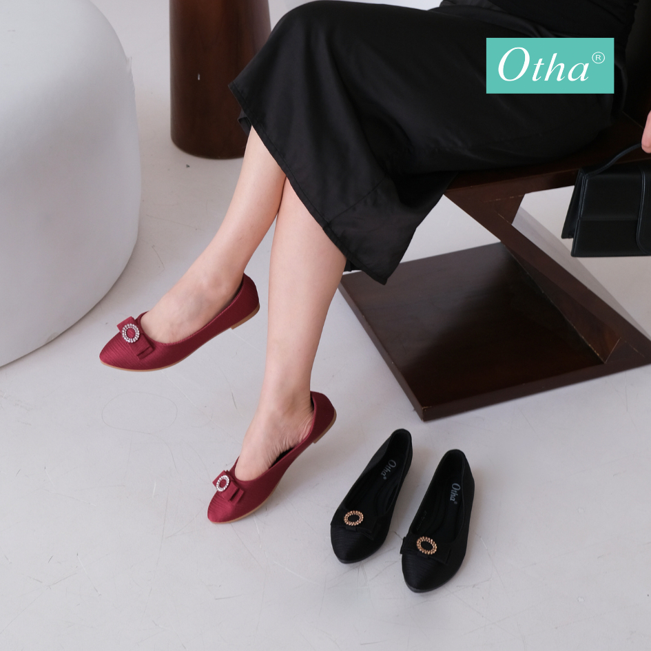 Otha Shoes - H1134 OLF - Sepatu Flatshoes Wanita