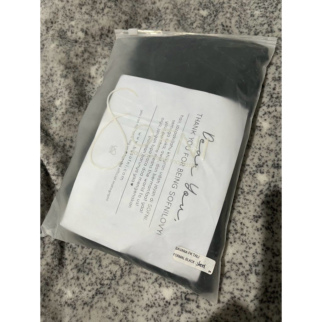 savana fk tali short formal black sofni