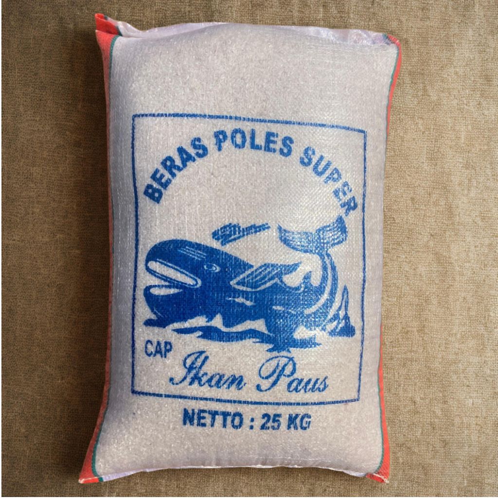 

(Khusus Instant Kota Malang)Beras Ikan Paus 25Kg - Beras Berkualitas Tinggi - Beras, Pulen,