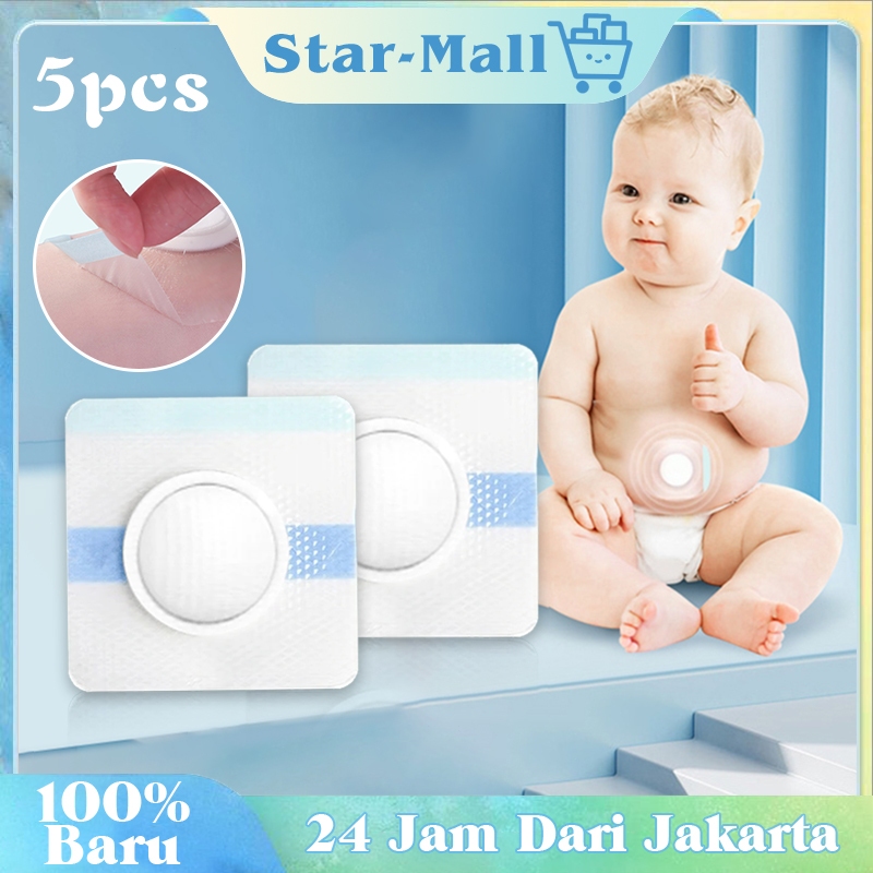 Isi 5 Koyo Pusar Bodong Bayi / Hernia Anak  Anti Pusar / Sabuk Pusar Bayi Bodong