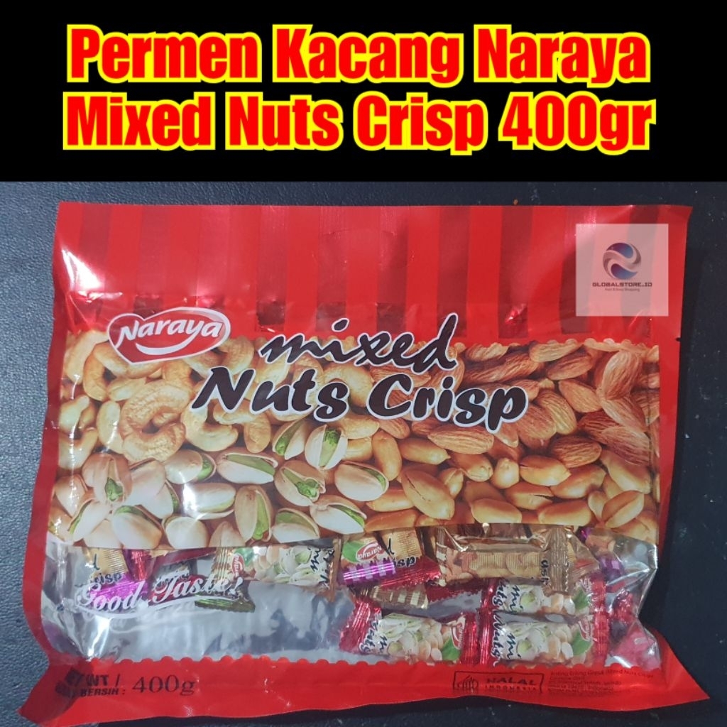 

Permen Kacang Naraya Mixed Nuts Crisp 400gr
