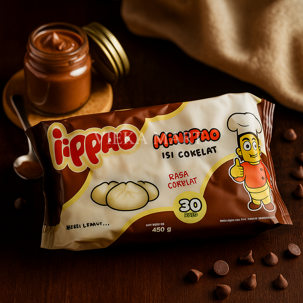 

Nippao Minipao Cokelat isi 30s | bakpao mini isi cokelat