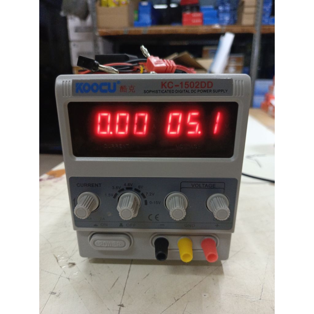 DC POWER SUPPLY HP KOOCU 1502DD DIGITAL 2AMPER