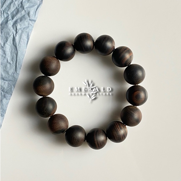 Gelang Kayu Eboni Sulawesi 16mm - Gelang Eboni