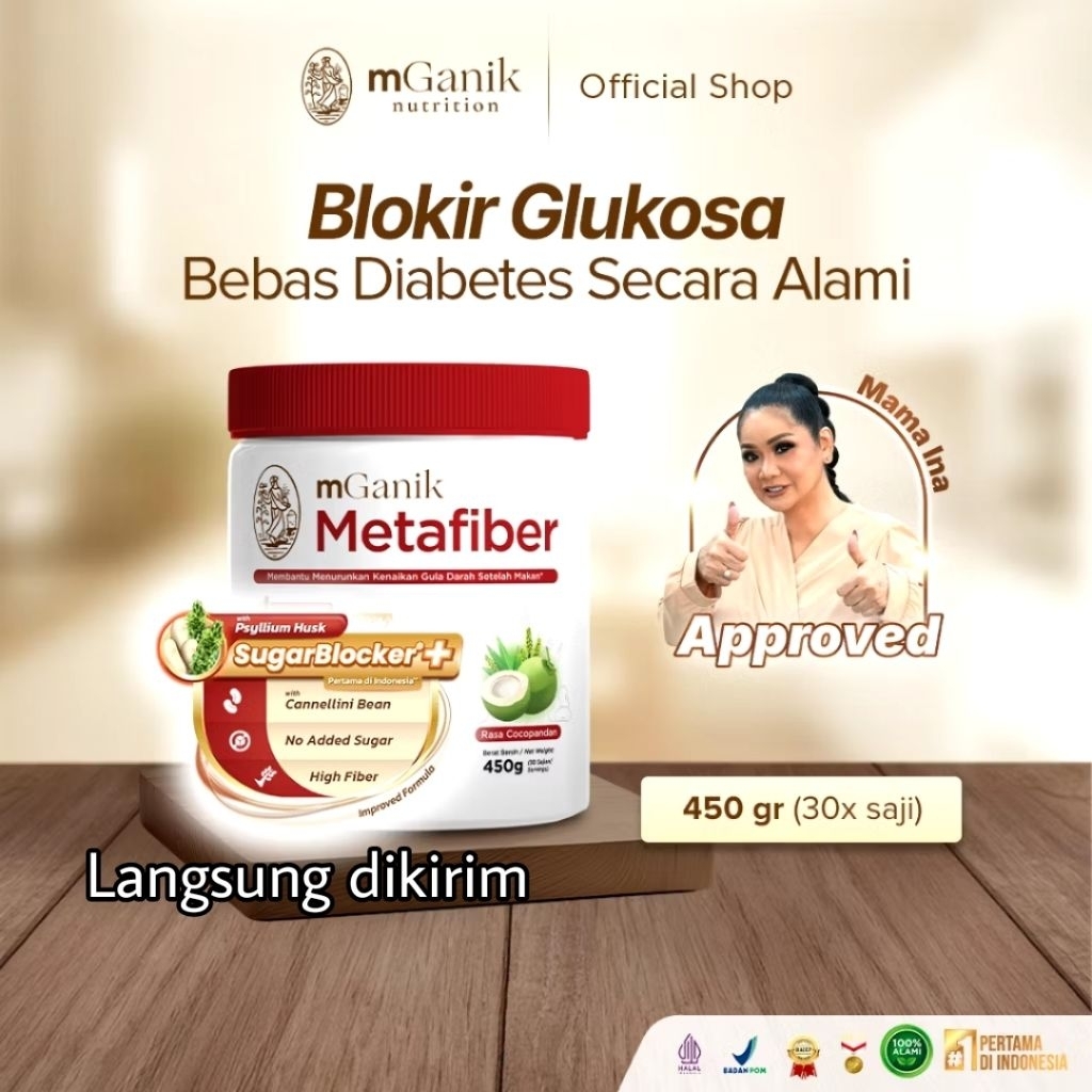 Mganik Metafiber Cocopandan diabetes