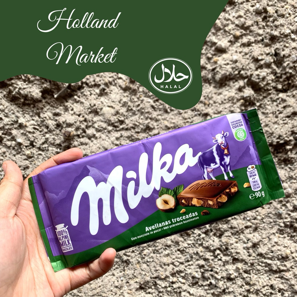 

MILKA COKLAT Varian Halzenut 100gr Ori Belanda