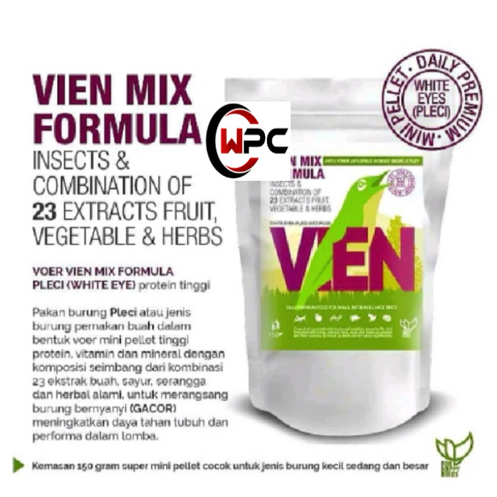 VOER VIEN voer import untuk burung pleci