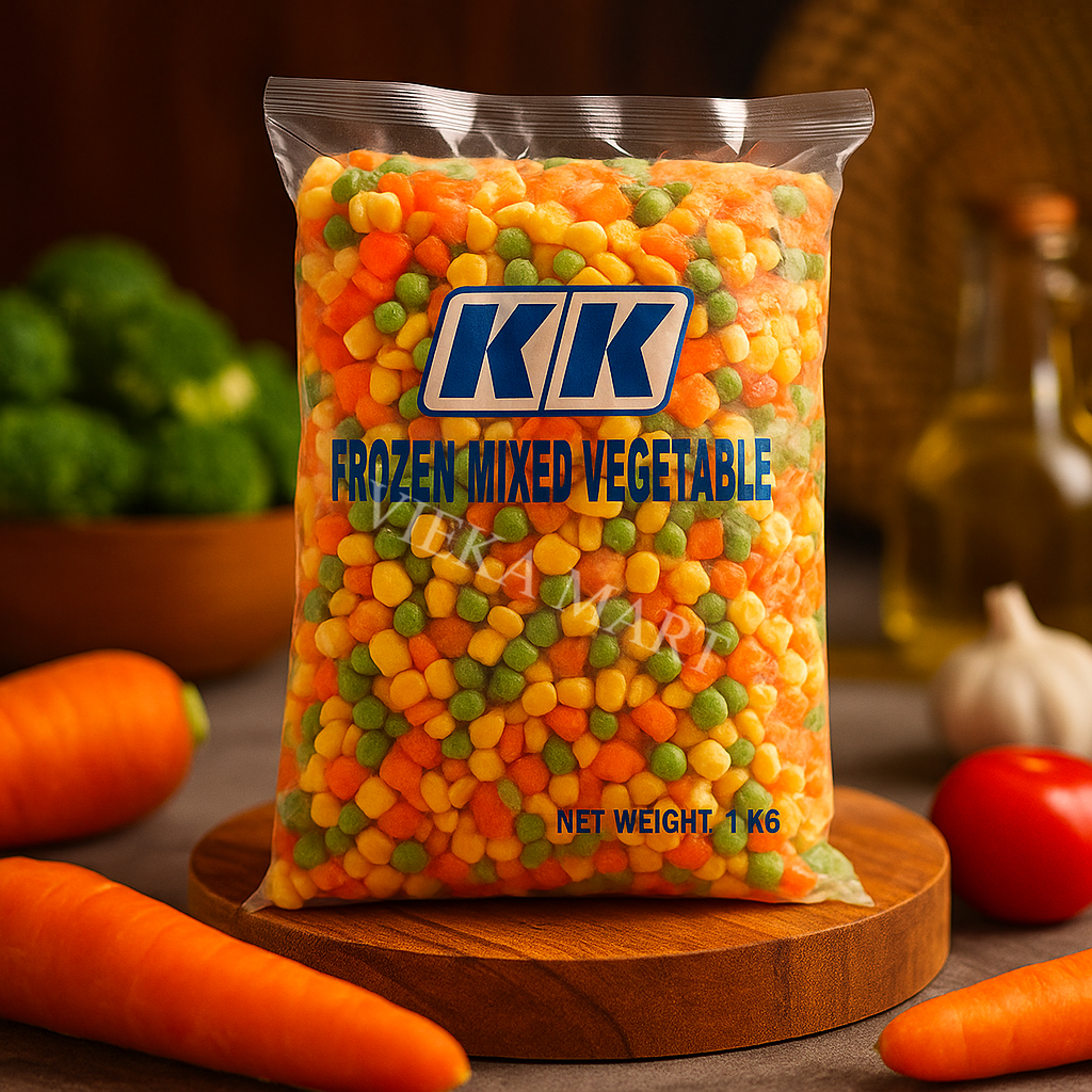 

KK Sayuran Beku 3 ways / 4 ways Mix Vegetable 1kg