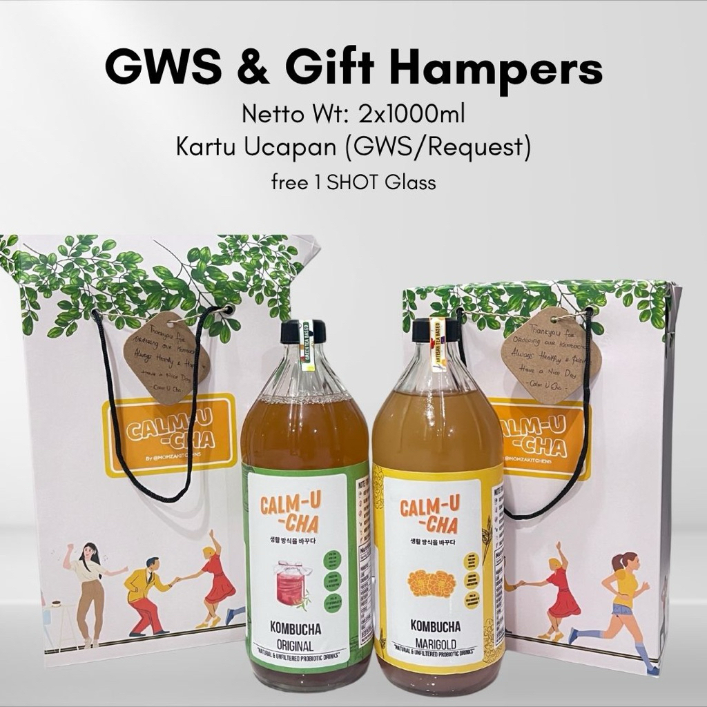 

CALMUCHA GWS & Gift Hampers- 2x1L Kombucha