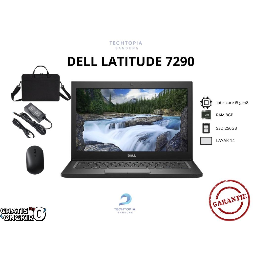 Laptop Dell Latitude 7290 Core i5 gen8 RAM 8GB/SSD256