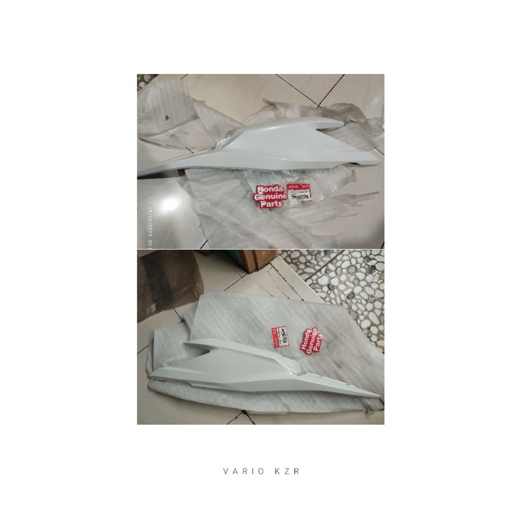 BODY KIRI DAN KANAN VARIO 125 KZR PUTIH / 83600KZR600PFW / 83500KZR60PPFW