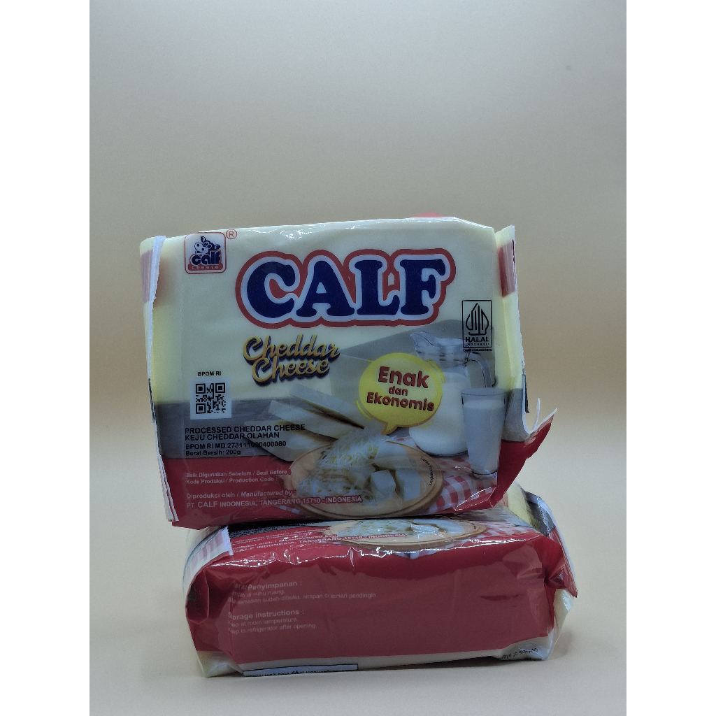 

Keju Cheddar Ekonomis Calf – Keju Parut Lezat untuk Roti, Kue, Makanan Harian