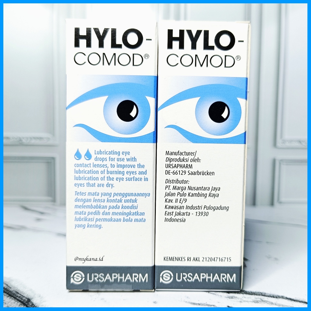 HYLO COMOD Lubricating Eye Drops 10 mL URSAPHARM - Obat Tetes Mata Kering