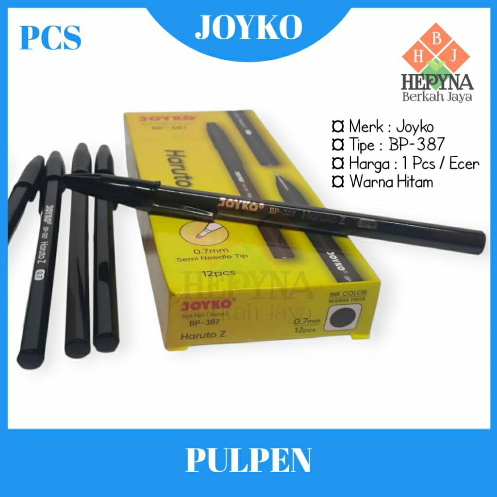 

Pulpen Joyko BP-387 Haruto Z / 1 PCS (Satuan)